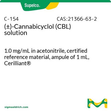 (±)-Cannabicyclol (CBL) solution 1.0&#160;mg/mL in acetonitrile, certified reference material, ampule of 1&#160;mL, Cerilliant&#174;