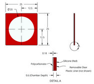 Grace Bio-Labs CoverWell&#8482; imaging chambers diam. × thickness 20&#160;mm × 0.6&#160;mm