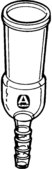 Aldrich&#174; vacuum adapter male joint: ST/NS 24/40, side-port
