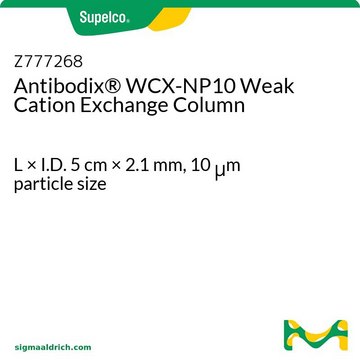 Antibodix&#174; WCX-NP10 Weak Cation Exchange Column L × I.D. 5&#160;cm × 2.1&#160;mm, 10&#160;&#956;m particle size