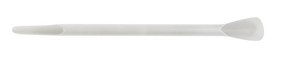 Levgo&#174; smartSpatula&#174; disposable PP laboratory spatula, Look for the V at the neck&#8482; L 140&#160;mm, white, Biodegradable EcoSpatula&#174;, short