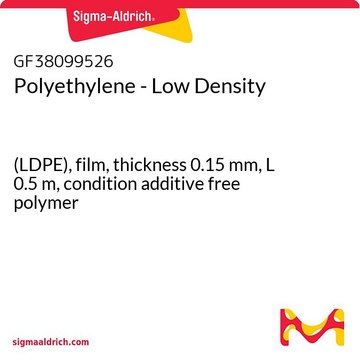 Polyethylene - Low Density (LDPE), film, thickness 0.15&#160;mm, L 0.5&#160;m, condition additive free polymer