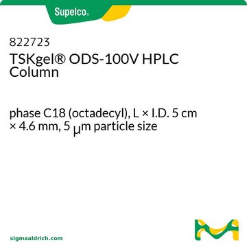 TSKgel&#174; ODS-100V HPLC Column phase C18 (octadecyl), L × I.D. 5&#160;cm × 4.6&#160;mm, 5&#160;&#956;m particle size