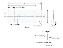 Grace Bio-Labs CultureWell&#8482; chambered coverglass wells, 3, well diam. × thickness 9.5&#160;mm × 1&#160;mm, well volume 300-500&#160;&#956;L