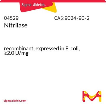 Nitrilase recombinant, expressed in E. coli, &#8805;2.0&#160;U/mg