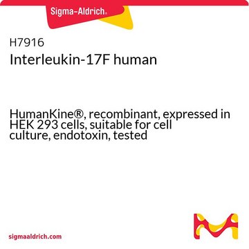 Interleukin-17F human HumanKine&#174;, recombinant, expressed in HEK 293 cells, suitable for cell culture, endotoxin, tested