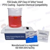 SP Bel-Art&#174; Spinbar&#174; magnetic stir bar polygon white PTFE-coated, L × diam. 2.75&#160;in. (70&#160;mm) × 0.375&#160;in. (10&#160;mm)