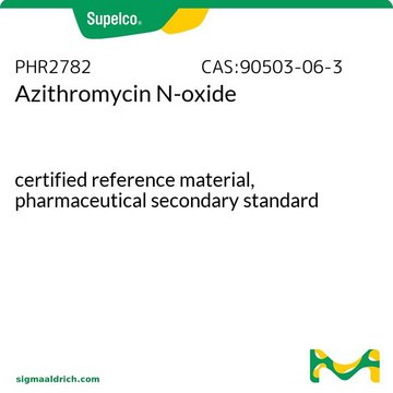 Azithromycin N-oxide certified reference material, pharmaceutical secondary standard