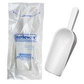 SP Bel-Art&#174; Sterileware&#8482; Sampling Scoop with Handle white polystyrene, nominal capacity 250&#160;mL (8&#160;oz), sterile, pack of 10&#160;ea (individually wrapped)