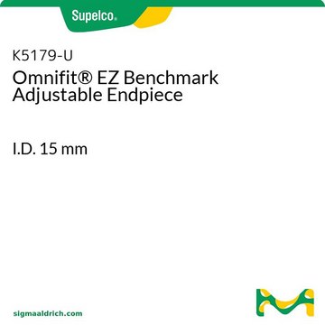 Omnifit&#174; EZ Benchmark Adjustable Endpiece I.D. 15&#160;mm