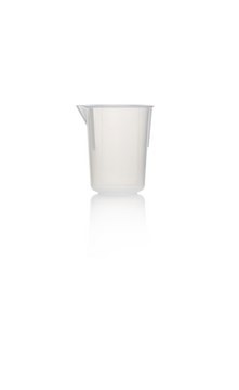 Azlon Tapered Beakers with Moulded Graduations polypropylene, capacity 50&#160;mL
