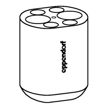 Adapter for Eppendorf&#174; S-4-72 Rotor holds 2 x 50 mL conical tubes, pack of 2&#160;ea