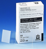 BRAND&#174; microscope slide ground edges