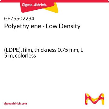 Polyethylene - Low Density (LDPE), film, thickness 0.75&#160;mm, L 5&#160;m, colorless