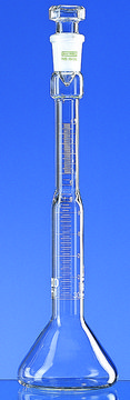 BRAND&#174; volumetric flask for oil content determination capacity 100 mL