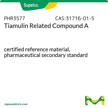 Tiamulin Related Compound A pharmaceutical secondary standard, certified reference material