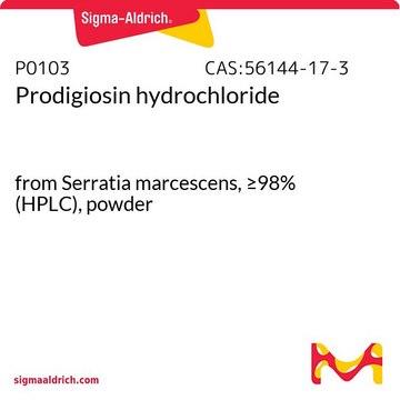 Prodigiosin hydrochloride from Serratia marcescens, &#8805;98% (HPLC), powder