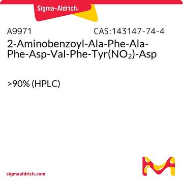 2-Aminobenzoyl-Ala-Phe-Ala-Phe-Asp-Val-Phe-Tyr(NO2)-Asp &gt;90% (HPLC)