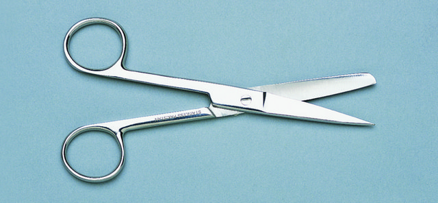 Left handed operating shears L 5 1/2&#160;in.