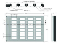 Grace Bio-Labs ProPlate&#174; microarray system tray set size 8&#160;wells, with Delrin&#174; snap clips