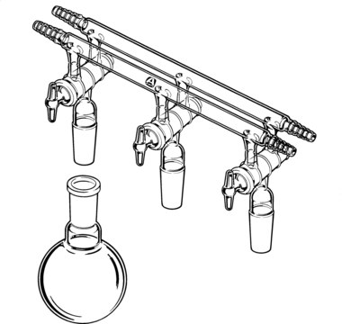 Aldrich&#174; vacuum manifold with joints positions, 5, joint: ST/NS 14/20