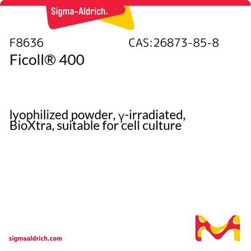 Ficoll&#174; 400 lyophilized powder, &#947;-irradiated, BioXtra, suitable for cell culture