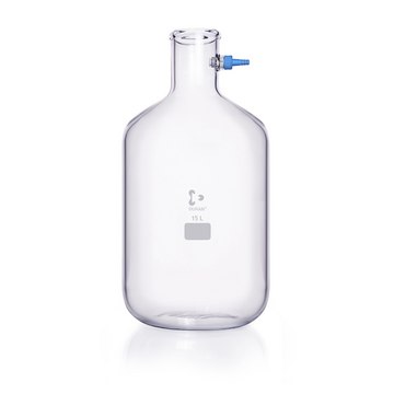 Duran&#174; Filtering Flasks Bottle shape, WITH KECK ASSEMBLY SET