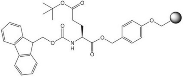 Fmoc-Glu(OtBu)-Wang resin LL (100-200 mesh) Novabiochem&#174;