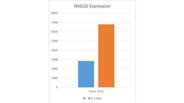 Anti-NKG2D (CD314) Antibody, clone 1D11 clone 1D11, from mouse