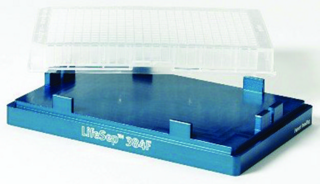 LifeSep magnetic separator unit 384F, for 384 well tray