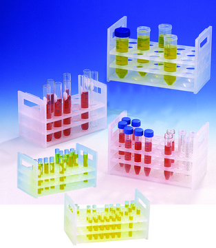 Scienceware&#174; heavy-duty test-tube rack Holds 15 x 27-30 mm tubes