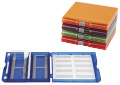 Premium Plus Slide Box to hold, 100&#160;slide(s), translucent assorted colors acrylonitrile-butadiene-styrene (ABS)