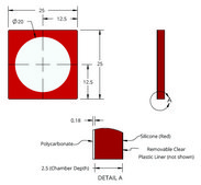 Grace Bio-Labs CoverWell&#8482; imaging chambers diam. × thickness 20&#160;mm × 2.5&#160;mm