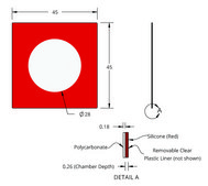 Grace Bio-Labs CoverWell&#8482; imaging chambers diam. × thickness 28&#160;mm × 0.26&#160;mm