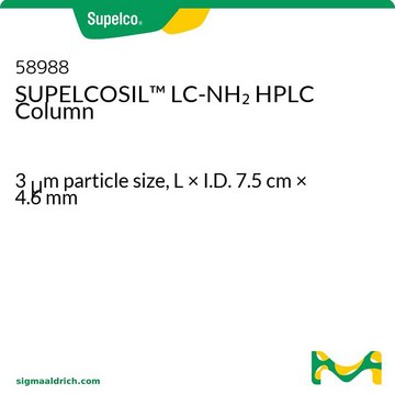 SUPELCOSIL&#8482; LC-NH2 HPLC Column 3&#160;&#956;m particle size, L × I.D. 7.5&#160;cm × 4.6&#160;mm