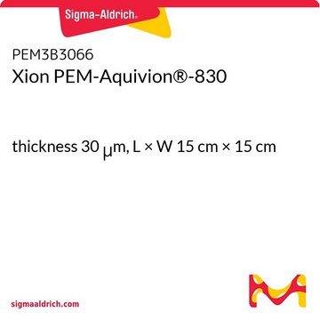 Xion PEM-Aquivion&#174;-830 thickness 30&#160;&#956;m, L × W 15&#160;cm × 15&#160;cm