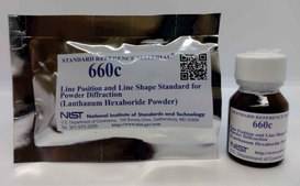 Line position and line shape standard for powder diffraction NIST&#174; SRM&#174; 660c, Lanthanum hexaboride powder