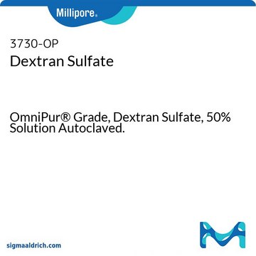 Dextran Sulfate OmniPur&#174; Grade, Dextran Sulfate, 50% Solution Autoclaved.