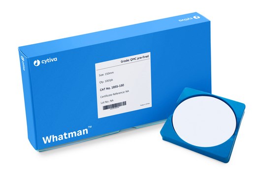 Whatman&#174; QM-C Pre-fired Quartz Filter Paper silica filter, filter L × W 8&#160;in. × 10&#160;in., non-sterile, case of 25&#160;ea