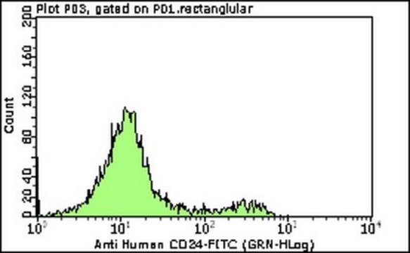 Milli-Mark&#174; Anti-CD24-FITC Antibody, clone SN3 clone SN3, Milli-Mark&#174;, from mouse