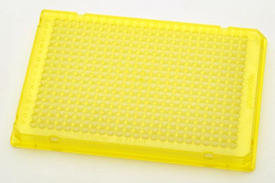 Eppendorf&#174; twin.tec PCR Plates 384 Optimized rim for barcodes, PCR clean, yellow, pack of 300&#160;ea