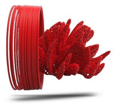 Performance ABS 3D Printing Filament red race, diam. 1.75&#160;mm