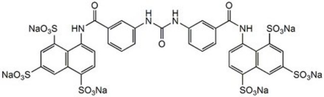 NF023 A suramin analog that acts as a selective and direct G-protein antagonist for &#945;-subunits of the Go/Gi group (EC&#8325;&#8320; ~ 300 nM).