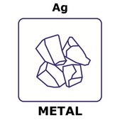 Silver lump, 10&#160;mm max. lump size, weight 20&#160;g, purity 99.99%