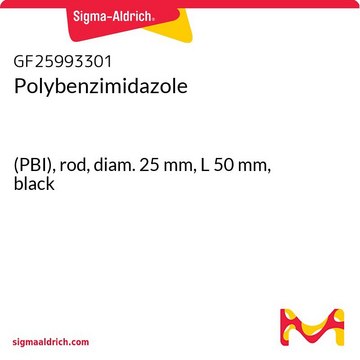 Polybenzimidazole (PBI), rod, diam. 25&#160;mm, L 50&#160;mm, black