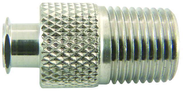 1-way threaded end adapter (NPT) FLL to 1/8-27 (NPT) thread (316SS)