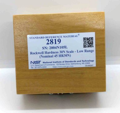 Rockwell hardness 30N scale