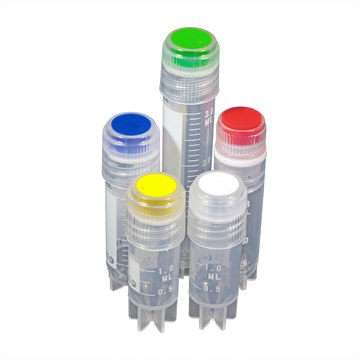 MTC&#8482; Bio Cap Inserts for Cryogenic Vials red