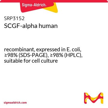 SCGF-alpha human recombinant, expressed in E. coli, &#8805;98% (SDS-PAGE), &#8805;98% (HPLC), suitable for cell culture