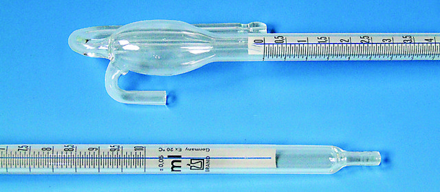 BRAND&#174; spare burette for automatic burette Dr. Schilling size 10&#160;mL, clear